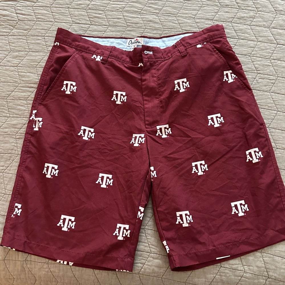 Texas A&M Men’s Ovation Logo Shorts SZ 36